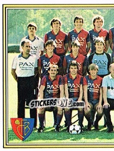 Sticker Mannschaft (puzzle 1) - Football Switzerland 1983-1984 n. 31 - Panini