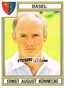 Cromo Ernst August Kunnecke - Football Switzerland 1983-1984 - Panini
