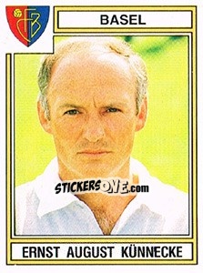 Sticker Ernst August Kunnecke - Football Switzerland 1983-1984 n. 34 - Panini