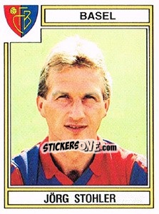Figurina Jorg Stohler - Football Switzerland 1983-1984 - Panini