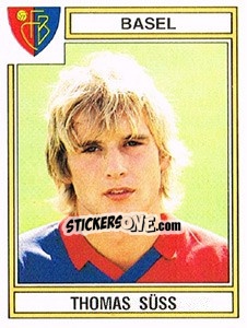Sticker Thomas Suss - Football Switzerland 1983-1984 - Panini