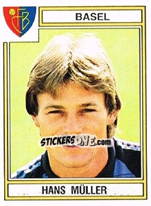 Sticker Hans Muller - Football Switzerland 1983-1984 - Panini