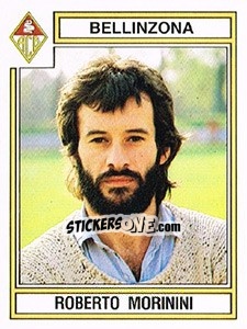 Cromo Roberto Morinini - Football Switzerland 1983-1984 - Panini