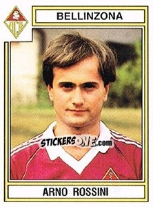 Sticker Arno Rossini - Football Switzerland 1983-1984 - Panini