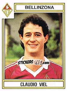 Cromo Claudio Viel - Football Switzerland 1983-1984 - Panini