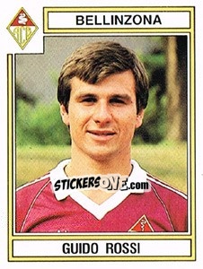 Sticker Guido Rossi - Football Switzerland 1983-1984 - Panini