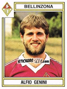Figurina Alfio Genini - Football Switzerland 1983-1984 n. 64 - Panini