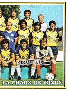 Cromo Mannschaft (puzzle 2) - Football Switzerland 1983-1984 - Panini