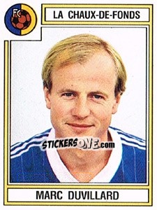 Cromo Marc Duvillard - Football Switzerland 1983-1984 - Panini