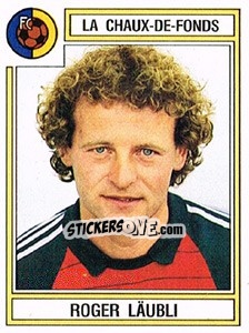 Cromo Roger Dausli - Football Switzerland 1983-1984 - Panini
