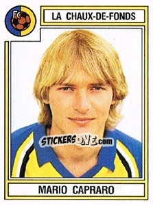 Sticker Mario Capraro - Football Switzerland 1983-1984 n. 75 - Panini