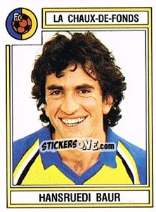 Figurina Hansreudi Baur - Football Switzerland 1983-1984 n. 79 - Panini