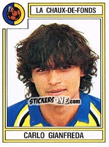 Sticker Carlo Gianfreda - Football Switzerland 1983-1984 - Panini