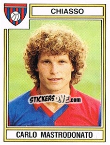 Sticker Carlo Mastrodonato - Football Switzerland 1983-1984 - Panini