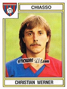 Sticker Christian Werner - Football Switzerland 1983-1984 - Panini