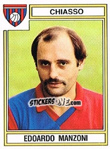 Sticker Edoardo Manzoni - Football Switzerland 1983-1984 n. 97 - Panini