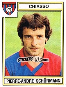 Cromo Pierre-Andre Schurmann - Football Switzerland 1983-1984 - Panini
