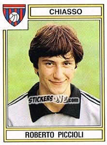 Cromo Roberto Piccioli - Football Switzerland 1983-1984 - Panini