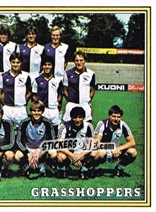 Sticker Mannschaft (puzzle 2) - Football Switzerland 1983-1984 - Panini