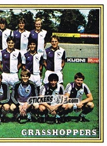 Sticker Mannschaft (puzzle 2) - Football Switzerland 1983-1984 n. 104 - Panini