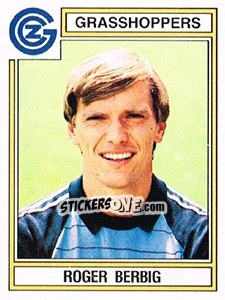 Cromo Roger Berbig - Football Switzerland 1983-1984 - Panini