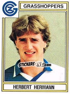 Figurina Herbert Hermann - Football Switzerland 1983-1984 n. 109 - Panini
