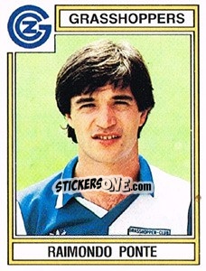 Sticker Raimondo Ponte - Football Switzerland 1983-1984 n. 114 - Panini