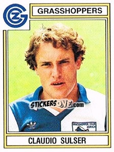 Cromo Claudio Sulser - Football Switzerland 1983-1984 - Panini