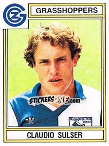 Sticker Claudio Sulser - Football Switzerland 1983-1984 n. 118 - Panini