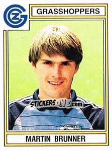 Figurina Martin Brunner - Football Switzerland 1983-1984 n. 120 - Panini