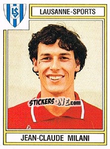 Figurina Jean-Claude Milani - Football Switzerland 1983-1984 n. 125 - Panini