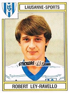 Cromo Robert Ley-Ravello - Football Switzerland 1983-1984 - Panini