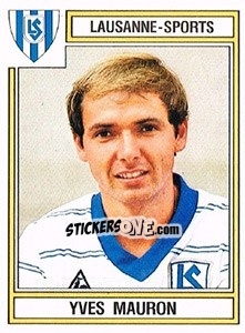 Sticker Yves Mauron - Football Switzerland 1983-1984 - Panini