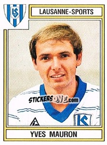 Sticker Yves Mauron - Football Switzerland 1983-1984 n. 136 - Panini