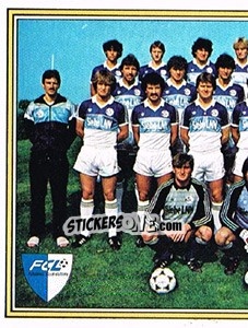 Sticker Mannschaft (puzzle 1) - Football Switzerland 1983-1984 n. 139 - Panini