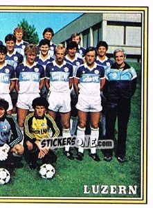 Sticker Mannschaft (puzzle 2) - Football Switzerland 1983-1984 - Panini