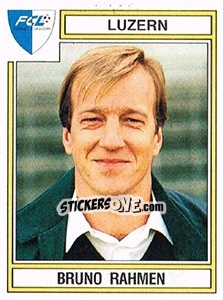 Figurina Bruno Rahmen - Football Switzerland 1983-1984 n. 142 - Panini