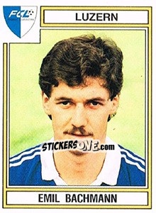 Figurina Emil Bachmann - Football Switzerland 1983-1984 n. 144 - Panini