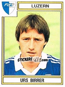 Sticker Urs Birrer - Football Switzerland 1983-1984 - Panini