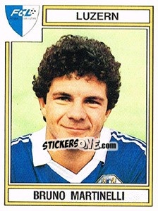 Cromo Bruno Martinelli - Football Switzerland 1983-1984 n. 146 - Panini