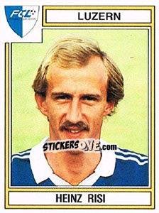 Sticker Heinz Risi - Football Switzerland 1983-1984 - Panini