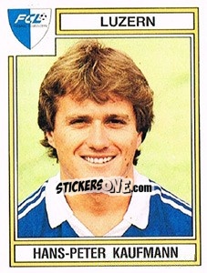 Cromo Hans-Peter Kaufmann - Football Switzerland 1983-1984 - Panini