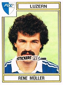 Figurina Rene Muller - Football Switzerland 1983-1984 n. 150 - Panini