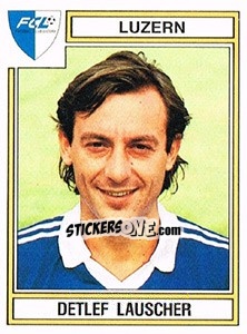 Cromo Detlef Lauscher - Football Switzerland 1983-1984 - Panini