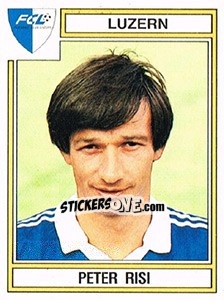 Sticker Peter Risi - Football Switzerland 1983-1984 - Panini