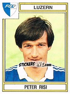 Figurina Peter Risi - Football Switzerland 1983-1984 n. 155 - Panini