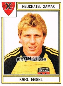 Sticker Karl Engel - Football Switzerland 1983-1984 - Panini