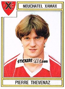 Sticker Pierre Thevenaz - Football Switzerland 1983-1984 - Panini