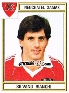 Sticker Silvano Bianchi - Football Switzerland 1983-1984 n. 163 - Panini