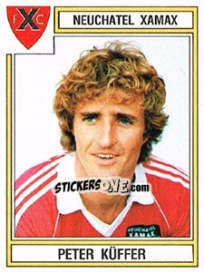 Sticker Peter Kuffer - Football Switzerland 1983-1984 n. 166 - Panini